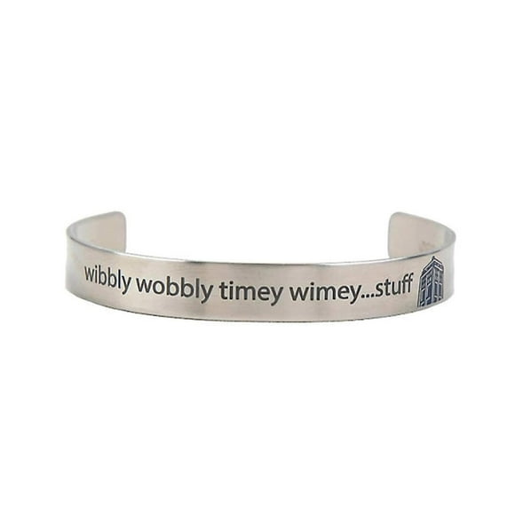 Brazalete Doctor Who Wibbly Wobbly Timey Wimey Stuff