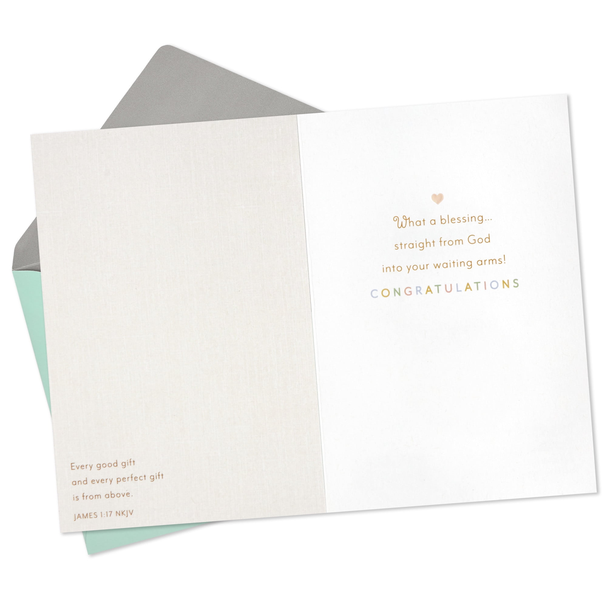 DaySpring Religious New Baby Card (What a Blessing)