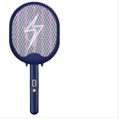 Rechargeable Fly Swatter Racket Handheld Bug Zapper with LED Light  USB Charging Electric Mosquito  Fly Insect Killer Indoor Outdoor