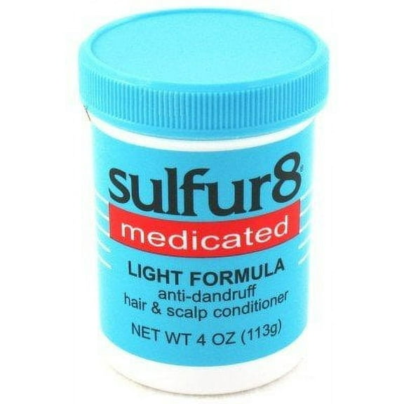 Sulfur-8 Light Hair & Scalp Conditioner Controls Scalp 4 Ounce (118ml) (3 Pack){{name}