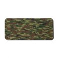 thumbnail image 1 of Camo Computer Mouse Pad, Grunge Graphic Camouflage Summer Theme Armed Forces Uniform Inspired Dark, Rectangle Non-Slip Rubber Mousepad X-Large, 35" x 15", Green Pale Green Brown, by Ambesonne, 1 of 2