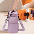 thumbnail image 4 of Hioecau Sac Isotherme pour Bouteille d'Eau Sangle Réglable Sac à Cordon pour Randonnée Gym Multiples Poches Pochette pour Téléphone Clés, 4 of 8