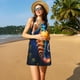 thumbnail image 3 of Fotbe Yellow Fish Seahorse Vestido de Verano sin Mangas para Mujer – Vestido Midi Línea A, Estilo Camiseta Floral, Vestido Playero Casual y Fluido, 3 of 7