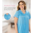 thumbnail image 2 of Exquisite Form Nylon Tricot Short Sleeve Matching Pajama Set 90107, 2 of 5