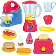Jouets d'appareils de cuisine assortis Joyin Toy avec mélangeur, mélangeur et grille-pain Accessoires de cuisine pour jouer