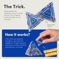 thumbnail image 5 of Speks Geode Pyramid Juego De Construcción De 12 Piezas - Cobalto - Divertido Juguete De Escritorio Para Adultos, 5 of 5