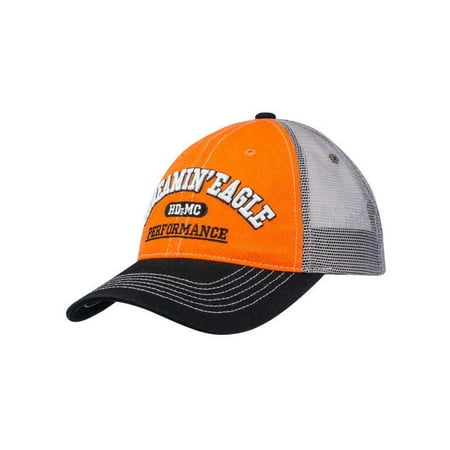 - Harley-Davidson Mens Screamin' Eagle MVP Adjustable Mesh Baseball Cap HARLMH0328, Harley Davidson