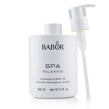 Babor SPA Relaxing Massage u0026 Bath Oil (Salon Size) 16.7oz - Walmart.com babor massage