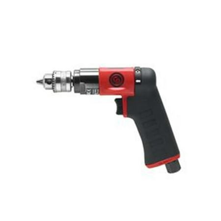 Chicago Pneumatic 0.25' Chuck - Chicago Pneumatic Tool CP7300RC 0.25 in. Reversible Mini Drill with Composite Body