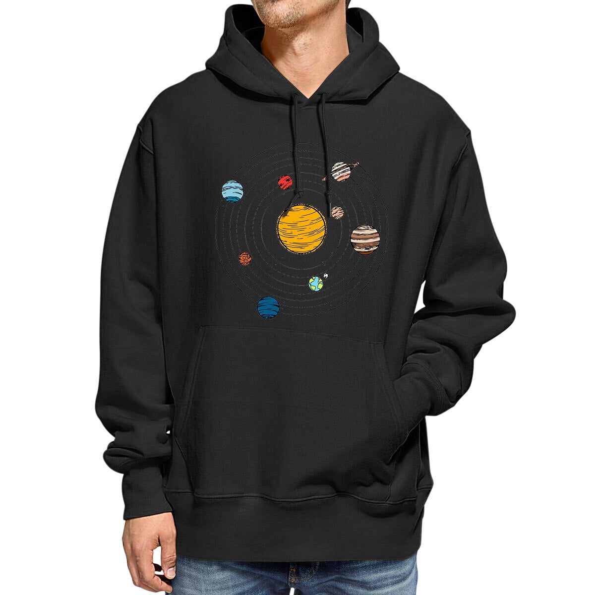 Give Me Some Space Funny Novelty Astronaut Humor Fashion Design Cotton Hoodie Sweatshirt