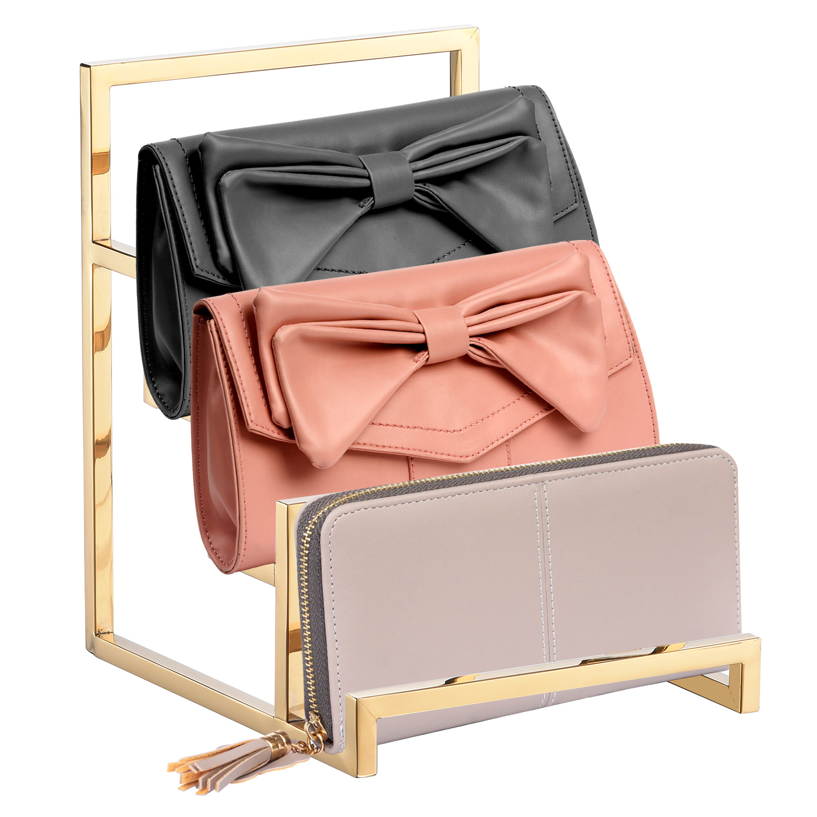 Unique Bargains Sac à Main Présentoir Couche Portefeuille