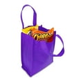 thumbnail image 6 of DALIX 10" Mini Shopping Totes Small Resuseable Bags for Women and Children in Purple-10 PACK, 6 of 6