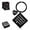 Black 01, variant on Father’s Day Gifts from Son Daughter Children Keychain Gifts with Square Tag Keyring Birthday Christmas Gifts for Papa Daddy - Dear Dad Gold 05