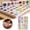 Multicolor, variant on 65 Tiles Mini Mahjong Set National Flag & Sports Pattern Matching Game Portable Travel Mahjong Tiles for Family Picnic Gathering Party Use