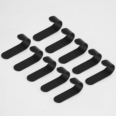 

Multifunctional Punch-Free Strong Viscose Hook For Wall And Bathroom Behind Door Black