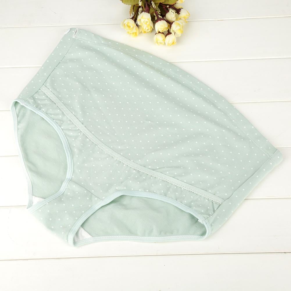 Mgaxyff Adjustable Maternity High Waist Underwear Pregnant Women Cotton