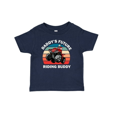 

Inktastic ATV Daddys Future Riding Buddy Gift Baby Boy T-Shirt