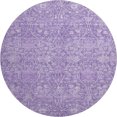 thumbnail image 2 of Addison Rugs Mayfield Premium Machine Washable Transitional Global Plum Round Rug, 8' x 8', 2 of 5