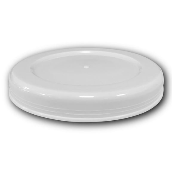 EXHUMKY White PE Round End Plugs for Arts & Crafts Projects, 50 Pieces Plastic Caps