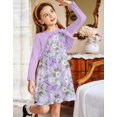 thumbnail image 4 of Arshiner Toddler Girls Dress Sets Cute A-Line Tank Dress with Pockets and Long Sleeve Shrugs, 4 of 6