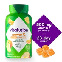 vitafusion Extra Strength Power C Gummy Vitamins, 500 mg Vitamin C for Immune Support, 92 Count