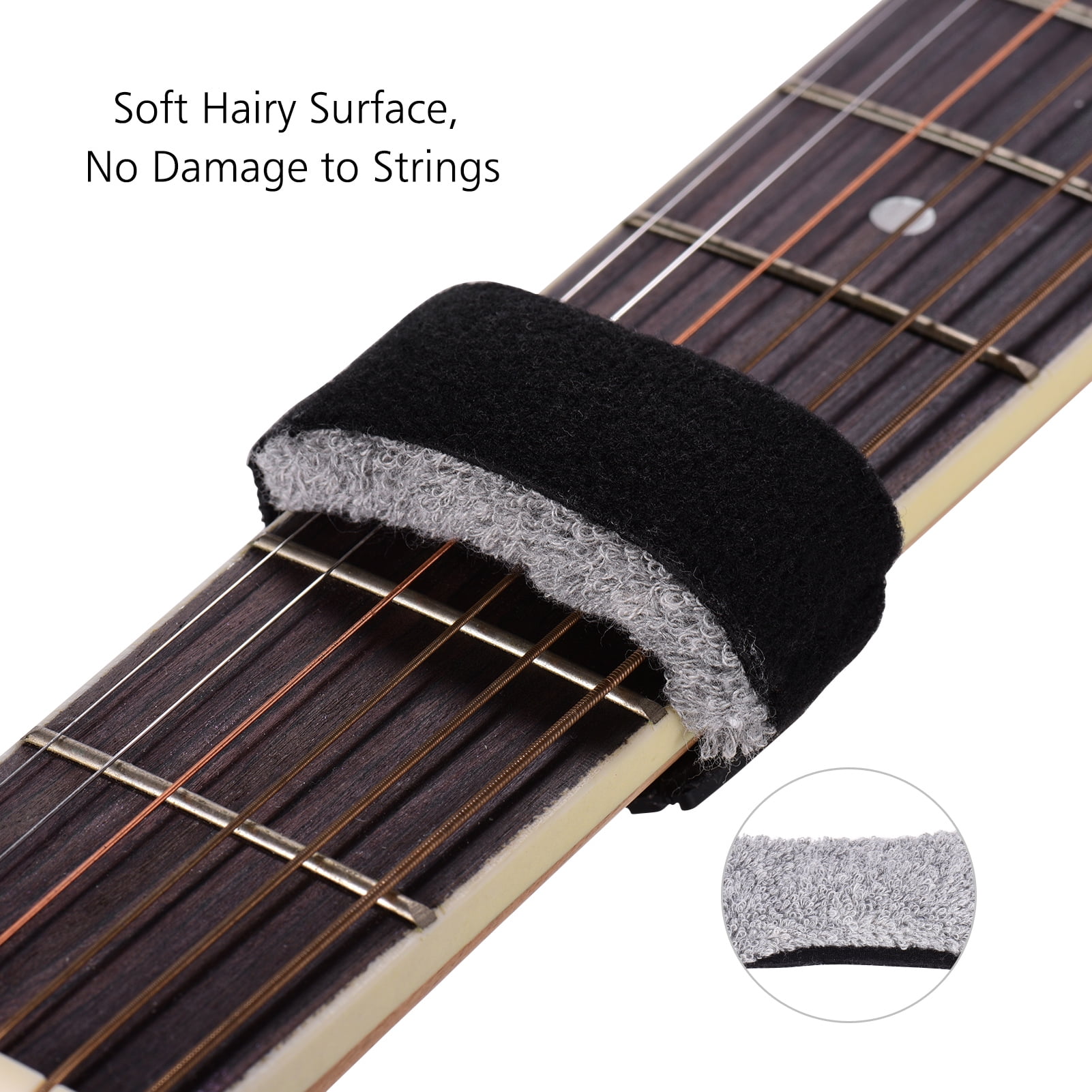 Green String Muter / Noise Reducer Dampenper Instrument String Muter Guitar Dampener/ Guitar Strings Muter for 6 String/ Electric//Wood//Acoustic Guitar Bass