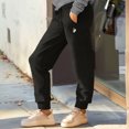 thumbnail image 5 of Dalix Heartly Ghost Embroidered Jogger Pant Soft Fleece Relaxed Fit Lounge Womens in Charcoal Htr 3XL XXX-Large, 5 of 5
