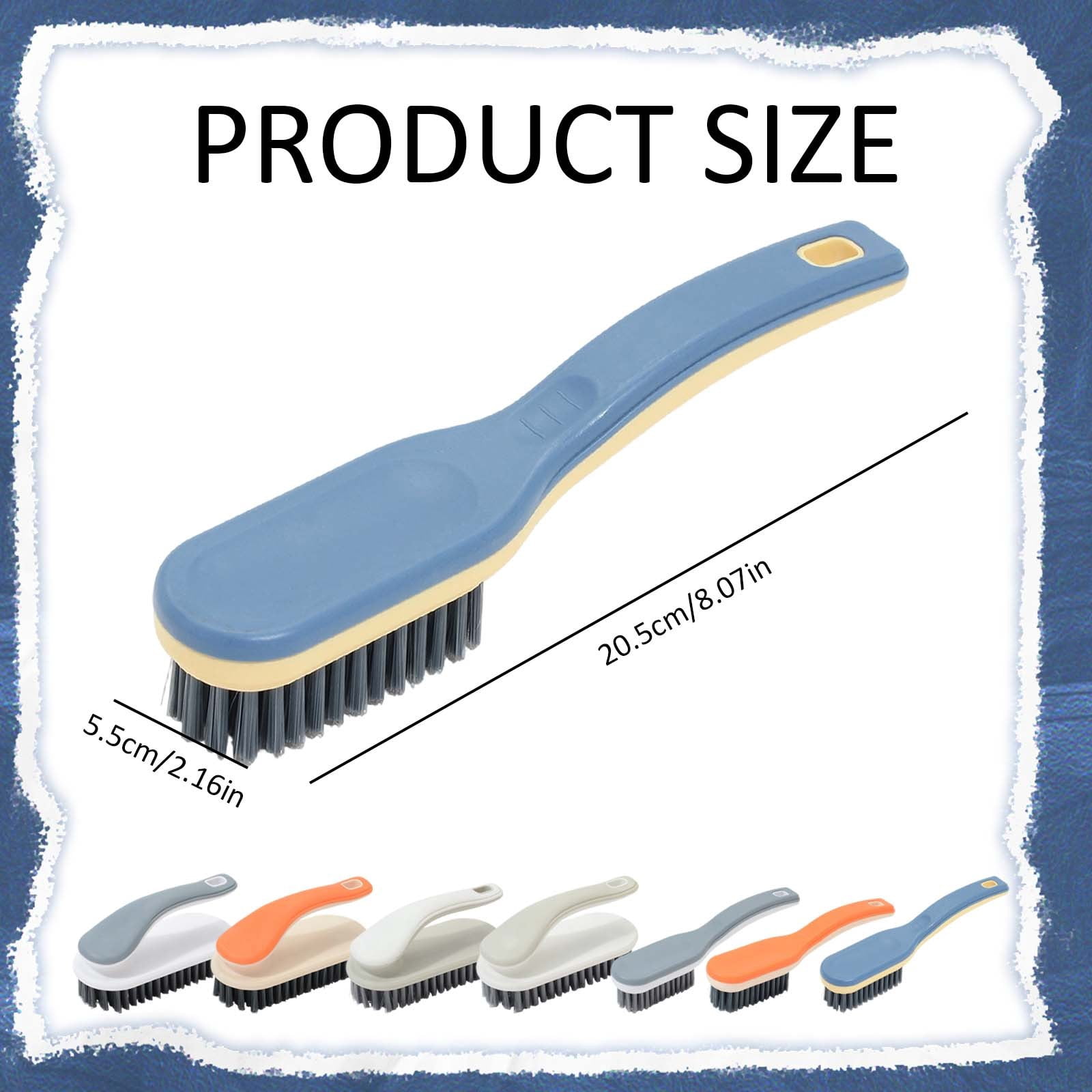 Handheld Kitchen Scrub Brush, Non Scratch Deep Cleaning Brush with ...