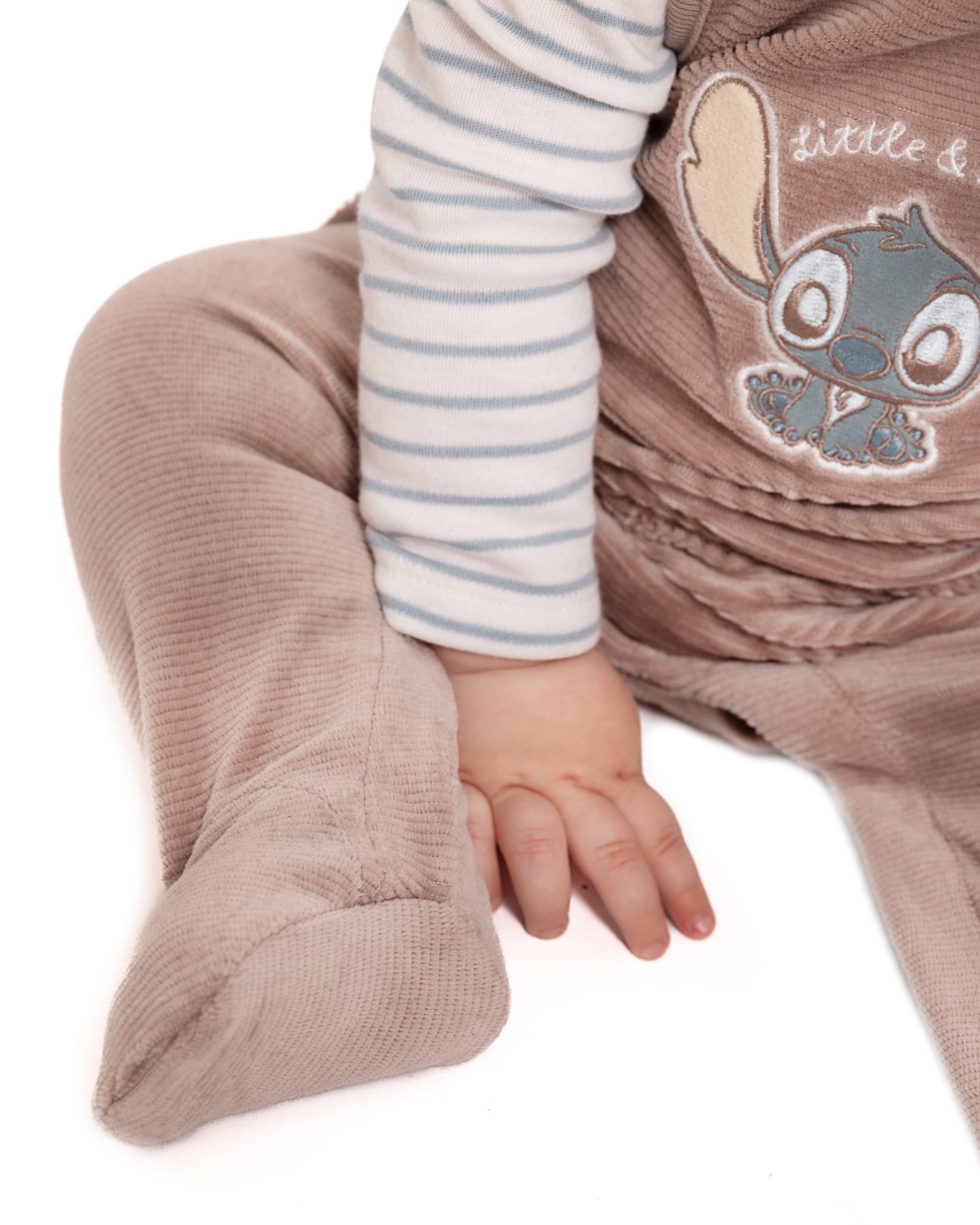 Disney Baby Wishes + Dreams Stitch Footed Overall Set, 2-Piece, Sizes Newborn-6/9M