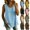 Army Green, variant on Tank Tops for Women Cotton Linen Round Neck Sleeveless Blouse Button Down Shirts Casual Top