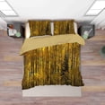 thumbnail image 1 of 3D Otoño Bosque Lago Paisaje Funda nórdica Set Ropa de Cama Set Funda Nórdica, 1 of 3