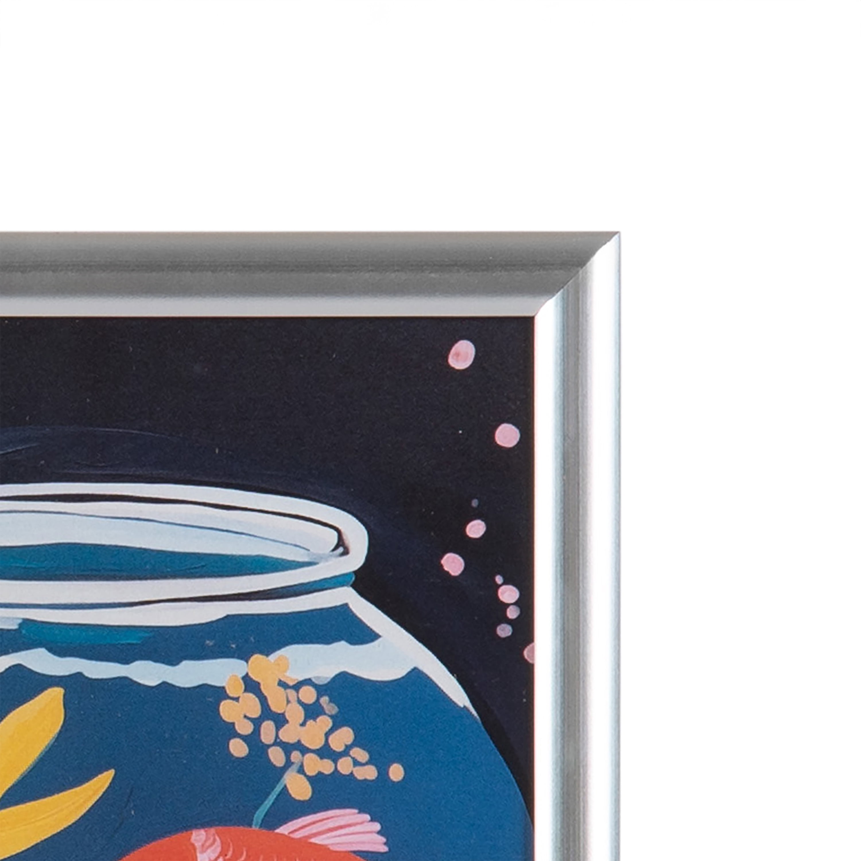 (3 pack) DesignOvation 5x7 Linear Silver Decorative Tabletop Picture Frame