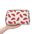 thumbnail image 4 of Xecao Watermelon Print Fashion Makeup PVC Bag Large Capacity Travel Cosmetic Bag for Women Organizer Toiletry Clutch, 4 of 8