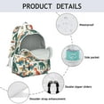 thumbnail image 4 of Cute Dinosaur Pattern Backpack for School,Cute School Bag,Schoolbag with Adjustable Shoulder Straps & Padded Back,13.4"x11"x4.7", 4 of 6