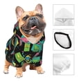thumbnail image 4 of Uemuo Geometric Dinosaur for Winter Dog Hoodie Sweatshirts with Pockets Warm Dog Clothes for Small Dogs Chihuahua-XX-Large, 4 of 8