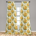 thumbnail image 5 of Ambesonne Rose Curtains, Roses Natural Beauty, Pair of 28"x63", Multicolor, 5 of 5