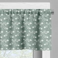thumbnail image 3 of Ambesonne Vintage Floral Valance Pack of 2, Tulip Twigs Buds, 42"X18", Pale Sage Green White, 3 of 5