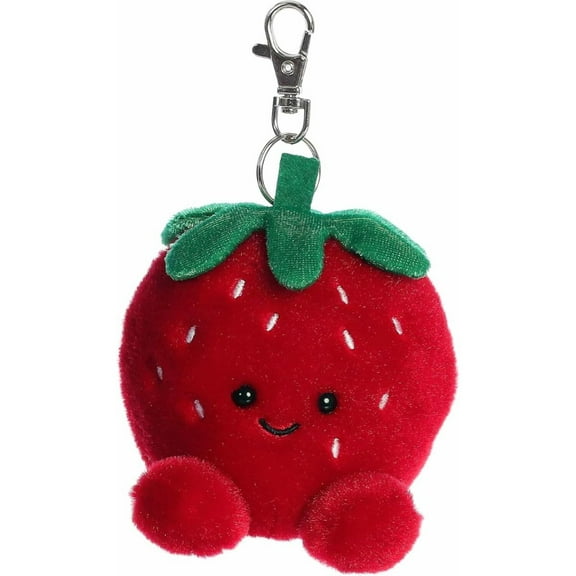 Aurora® Palm Pals™ Juicy Strawberry™ 4 Inch Clip-On Stuffed Animal Toy, Cravings