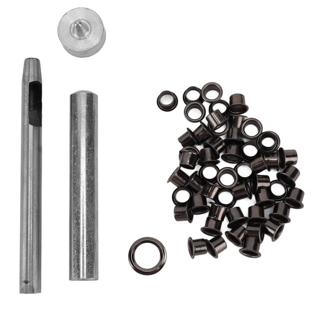 Kit de alicates perforadores, 50 piezas Remache de cuero Hierro Remache de cuero Ojal Agujero Ojal Diseñado con precisión