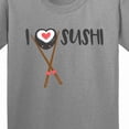 thumbnail image 4 of Inktastic Kawaii I Love Sushi Youth T-Shirt, 4 of 5