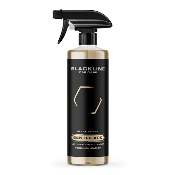 Blackline Car Care - Gentle APC - Streak free total Interior Cleaner and Protectant, Safe for Cars, Motorcycles & More. 16 fl oz leather upholstery cleaner - interior car fabric cleaner