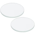 thumbnail image 1 of Unique Bargains 1.06x0.06' Dia Flashlight Glass Lens, 2 Pcs Polished Edge Glass Lens, Transparent, 1 of 5