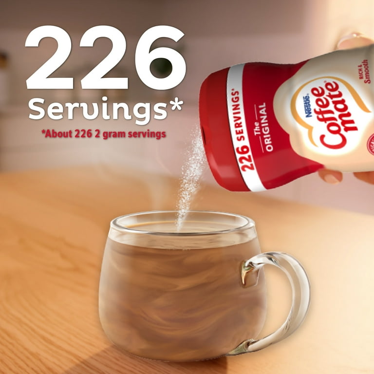 2 pack) Coffee mate Original Powder Coffee Creamer, 16 oz