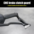 thumbnail image 1 of Protectores de manos de motocicleta CNC Protectores de mano de aluminio para manillar 7/8 (plata), 1 of 4
