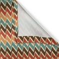 thumbnail image 6 of Ambesonne Trippy Valance & Curtain, Zig Zags Boho Striking, 55"x45", Multicolor, 6 of 6