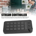 thumbnail image 3 of Stream Controller, Stream Control Deck with Knob 15 Macro Keys, Customizable Visual Keyboard Trigger Actions in Apps Software for PC, LCD Keys Stream Controller, 3 of 7