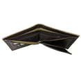 thumbnail image 4 of G Style Dark Brown Leather Italian Designer Bi-Fold Bifold Wallet, 4 of 10