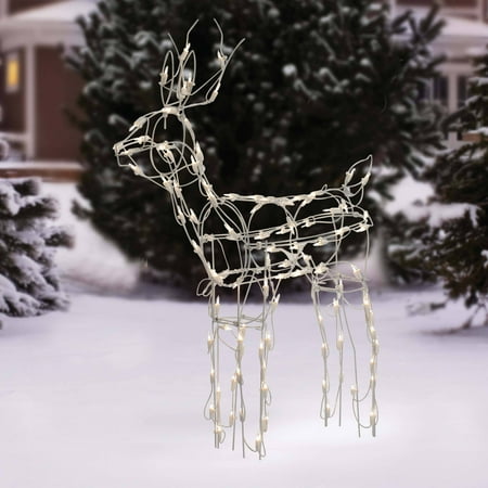 holiday time 30 quot tall standing buck light sculpture holiday time 30 quot tall standing buck light sculpture