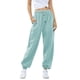 thumbnail image 2 of Pantalones de jogging con cordón para mujer: pantalones de chándal con cintura elástica y bolsillos, corte holgado informal para el día a día., 2 of 7