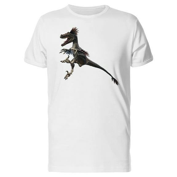Atacking Velociraptor T-Shirt Men -Image by Shutterstock, Male Medium